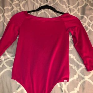 Pink bodysuit